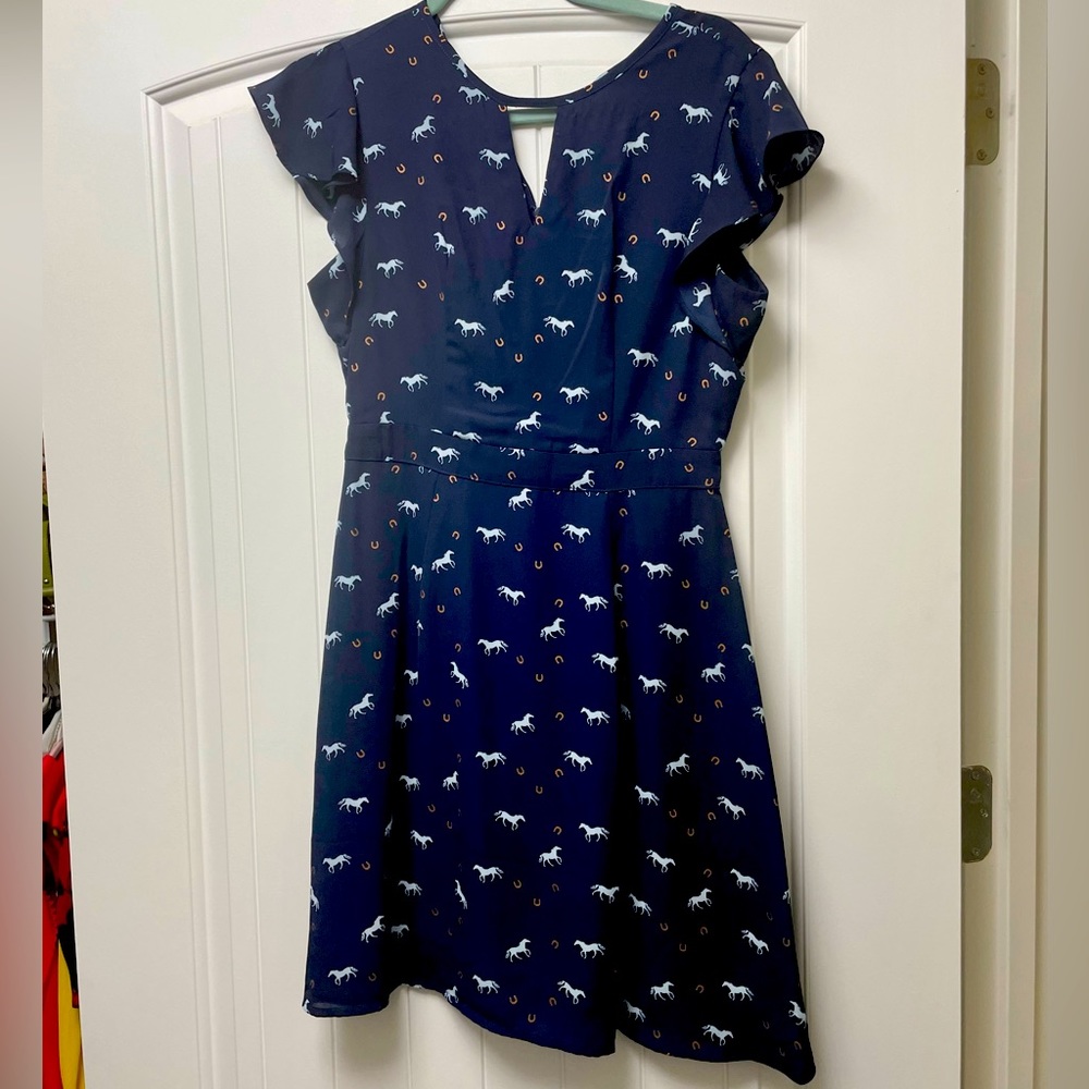 Maison Jules ruffled dress